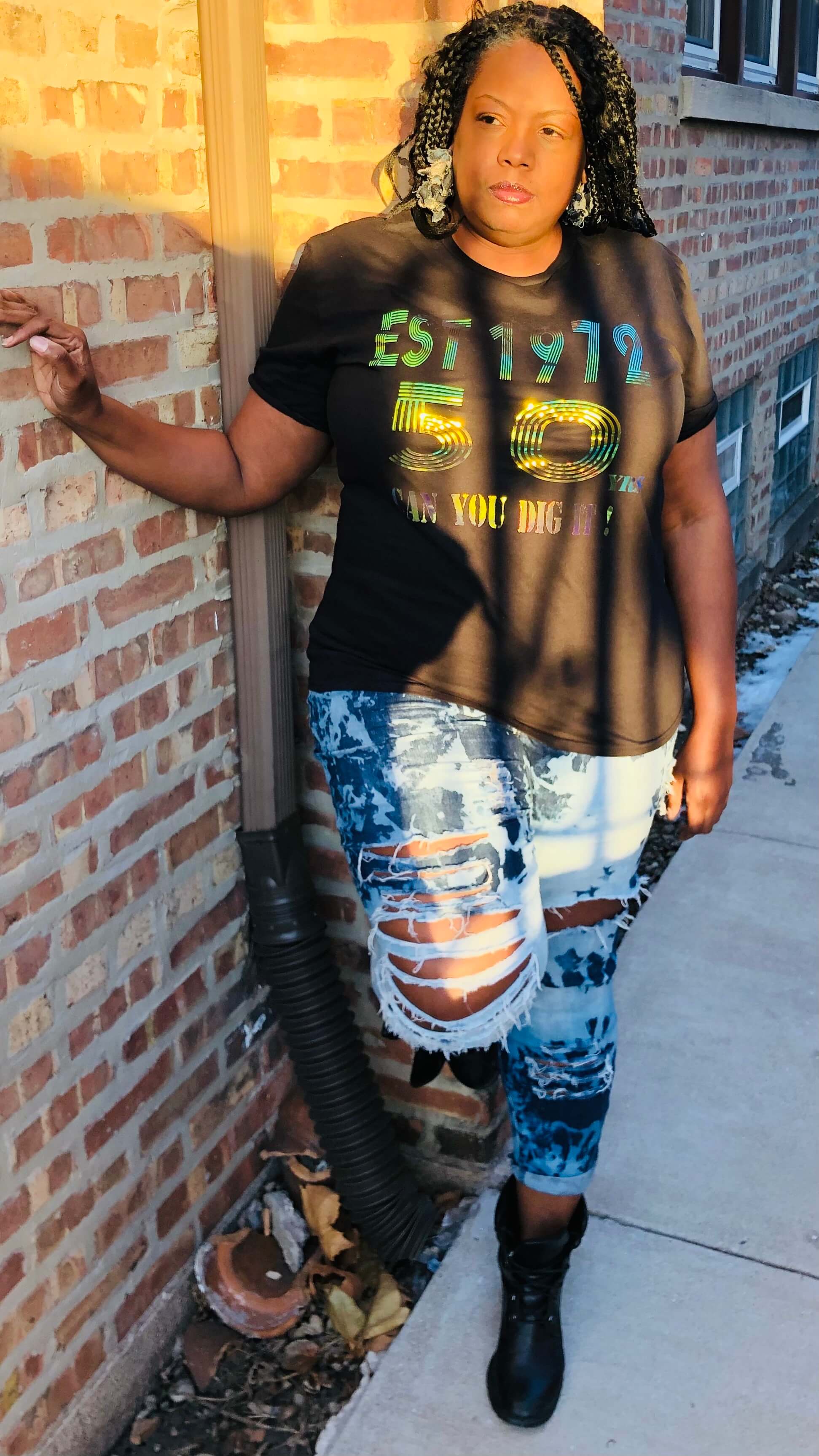 EST 1972 50 YRS CAN YOU DIG IT! (LADIES)